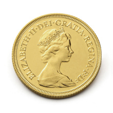Leilões promocionais de moedas raras em ouro de metal folheado a ouro